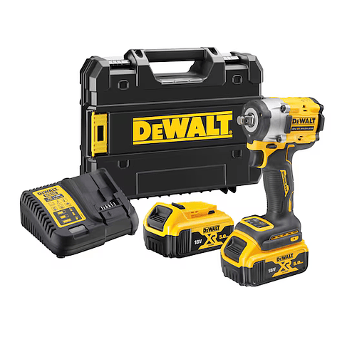 Aparafusadora Impacto XR18V 406Nm + 2 Baterias 5.0Ah DCF922P2T DEWALT