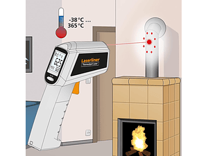 Termómetro para superfícies sem contacto ThermoSpot Laser LASERLINER