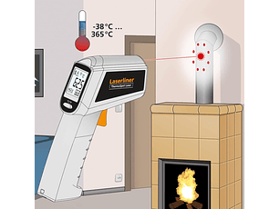 Termómetro para superfícies sem contacto ThermoSpot Laser LASERLINER