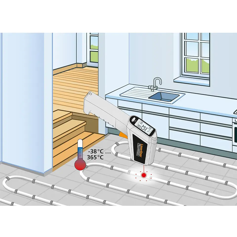 Termómetro para superfícies sem contacto ThermoSpot Laser LASERLINER 3