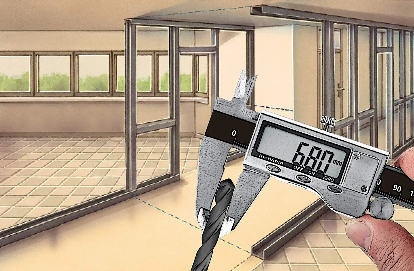 Paquímetro digital MetricMaster Plus 150mm LASERLINER 5