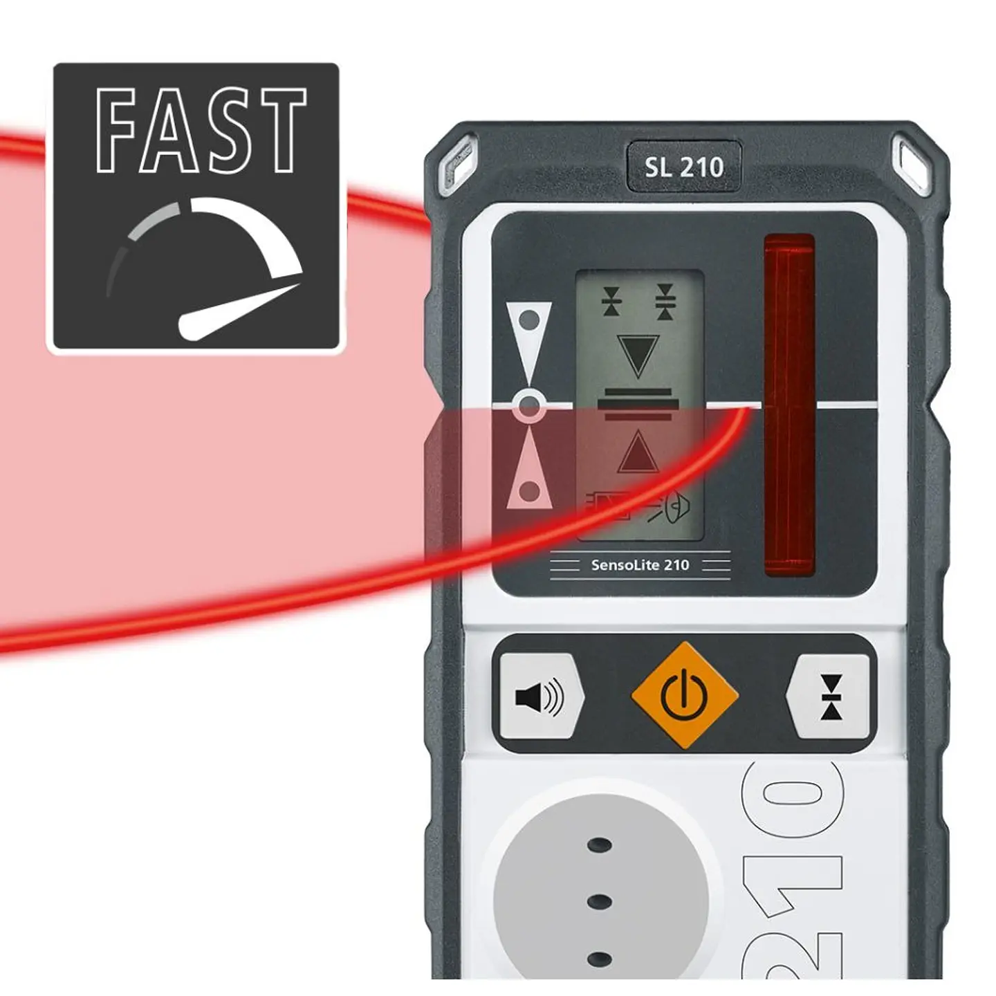 Nivel Laser rotativo de linhas vermelhas Cubus 210 S Set 150 cm LASERLINER 10
