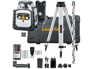 Nivel Laser rotativo de linhas vermelhas Cubus 210 S Set 150 cm LASERLINER