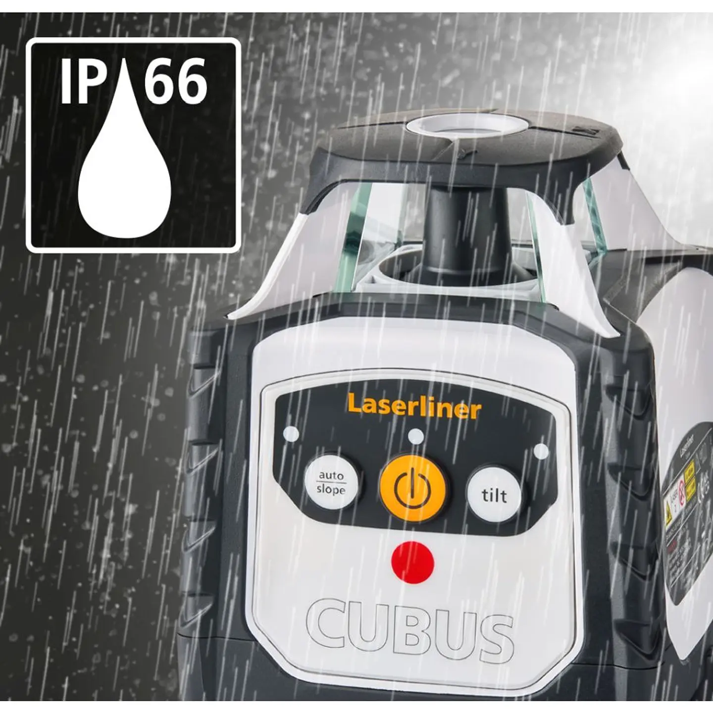 Nivel Laser rotativo de linhas vermelhas Cubus 210 S Set 150 cm LASERLINER 14