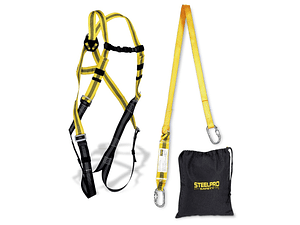 Kit anti queda de Arnês + cinta com amortecedor 1888-KIT2 STEELPRO