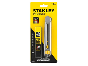 X-Ato InterLock 18mm + 5 Laminas Carbide 7-10-018 STANLEY