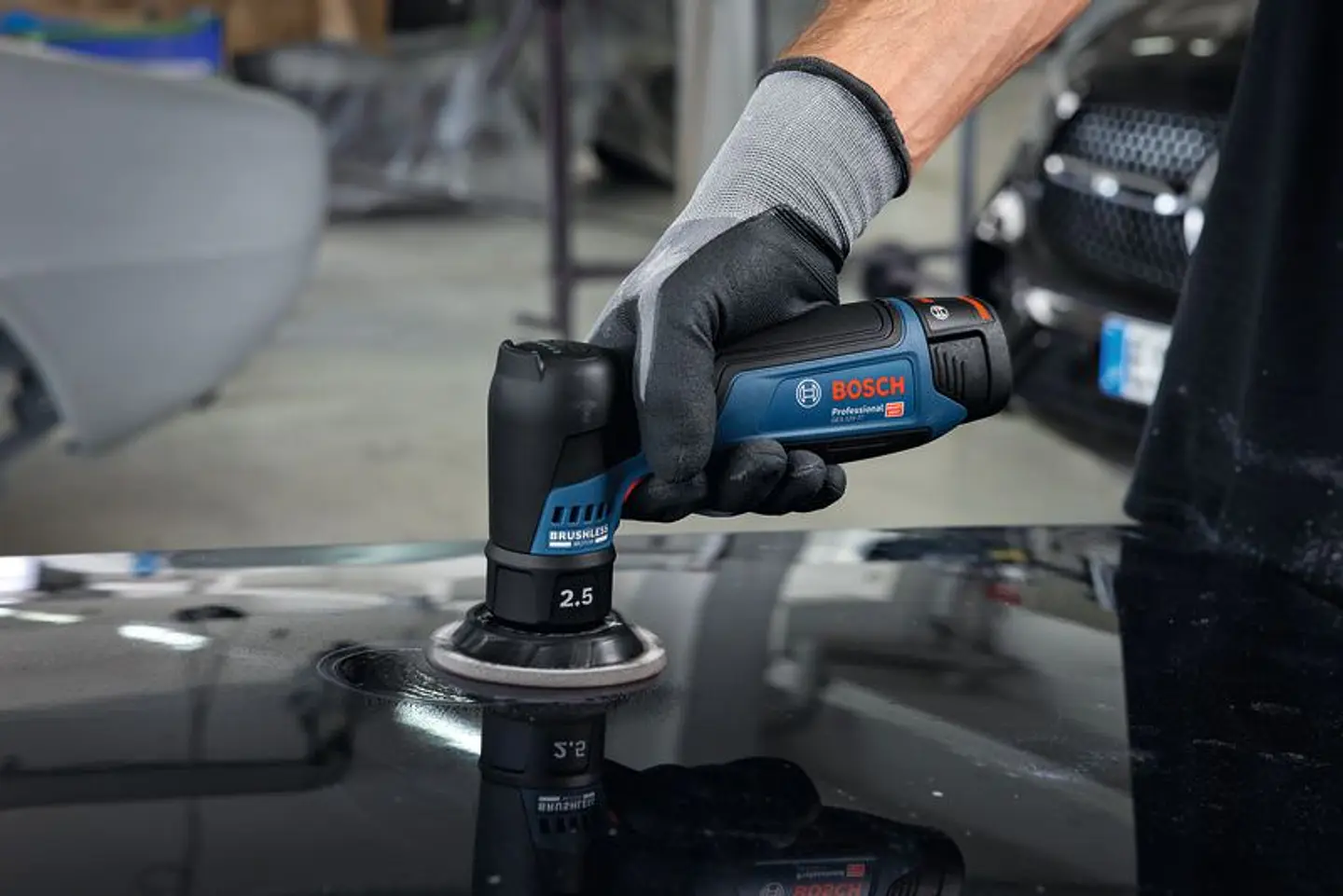 Lixadora excêntrica de precisão base de 77 mm GEX 12V-77 BOSCH 2