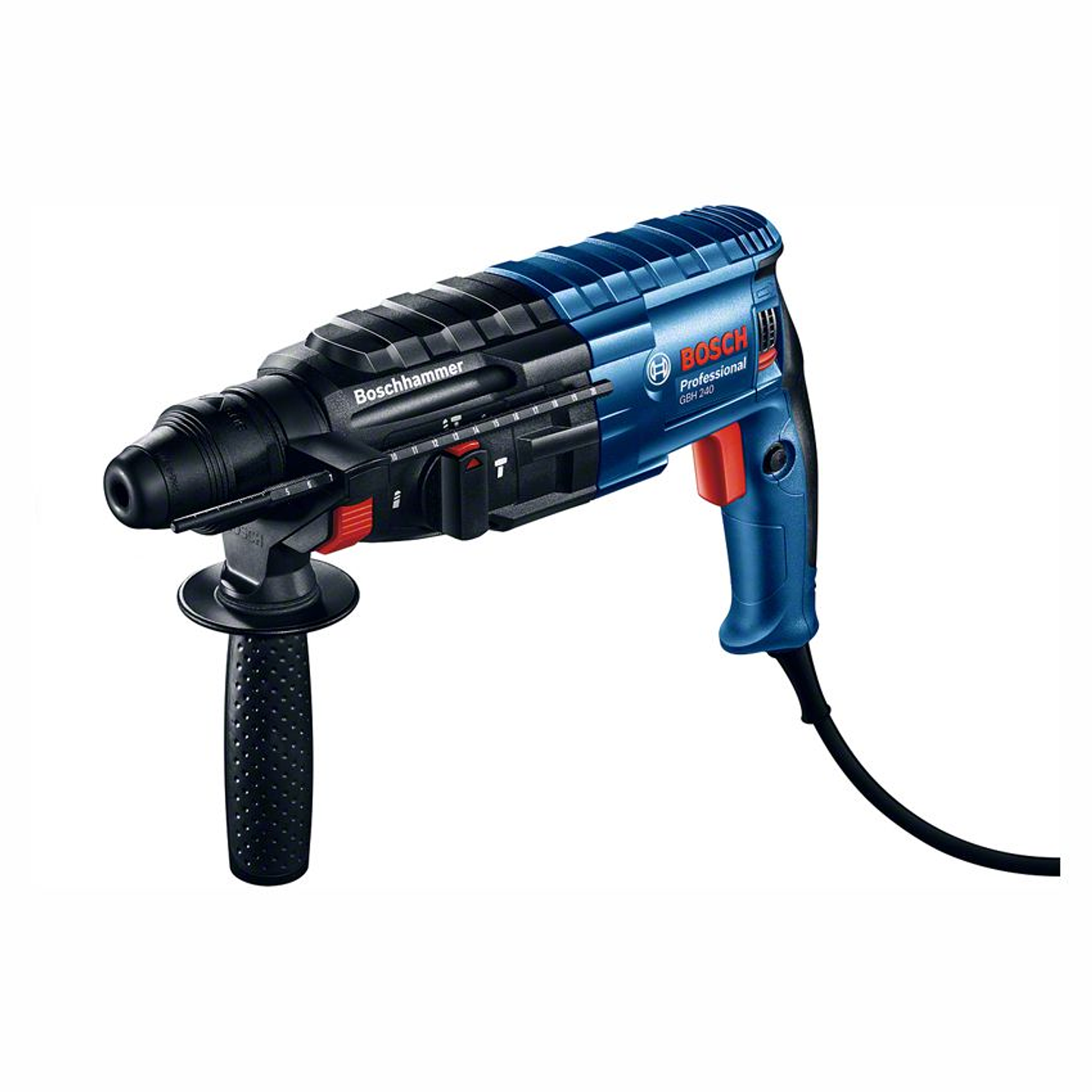 Martelo perfurador SDS plus GBH 240 + 5 Brocas SDS plus 5X BOSCH 2