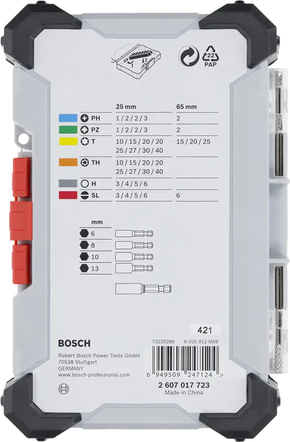 Conjunto de pontas de aparafusar Extra Hard (43 pcs) BOSCH 4