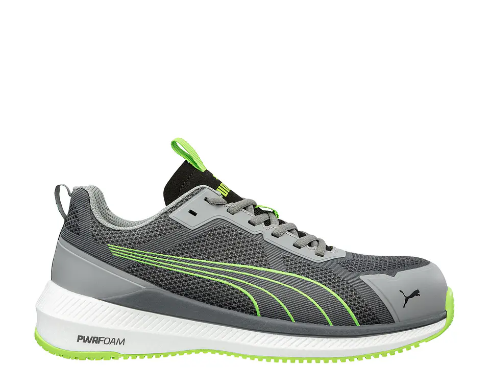 Sapato de Segurança SLIDE GREY/GREEN LOW S1PS PUMA 1