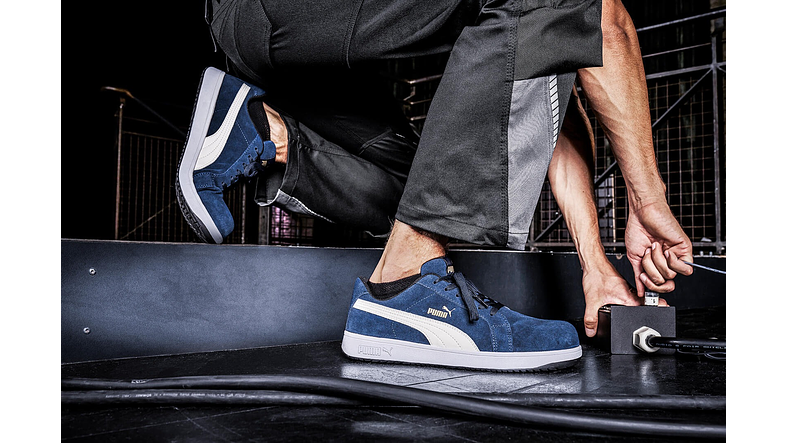 Sapatilha de segurança ICONIC NAVY LOW S1PL PUMA 3