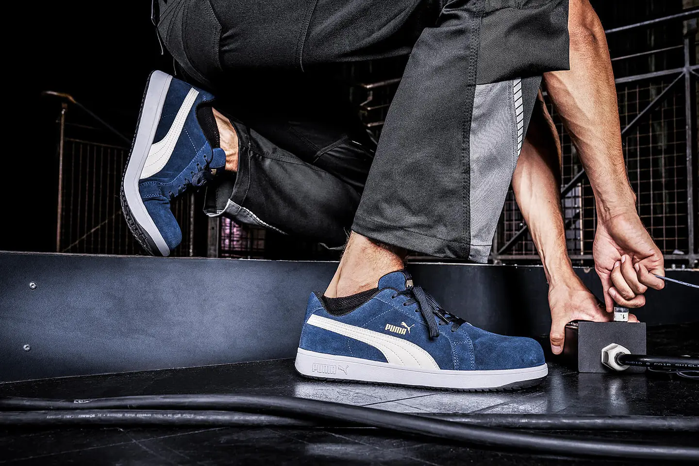 Sapato de Segurança ICONIC NAVY LOW S1PL PUMA 3