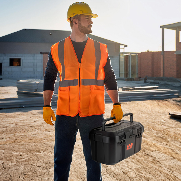 Mala de Ferramenta Mod.46 499x279x254mm Preto TAYG  2