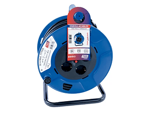 Extensão com Enrolador Cabo Elétrico IP20 4.000W H05VV-F 3x1.5mm 50 Metros TAYG