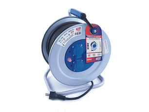 Extensão com Enrolador Metálico Cabo Eletrico IP55 4.000W H05VV-F 3x2.5mm 50 Metros TAYG