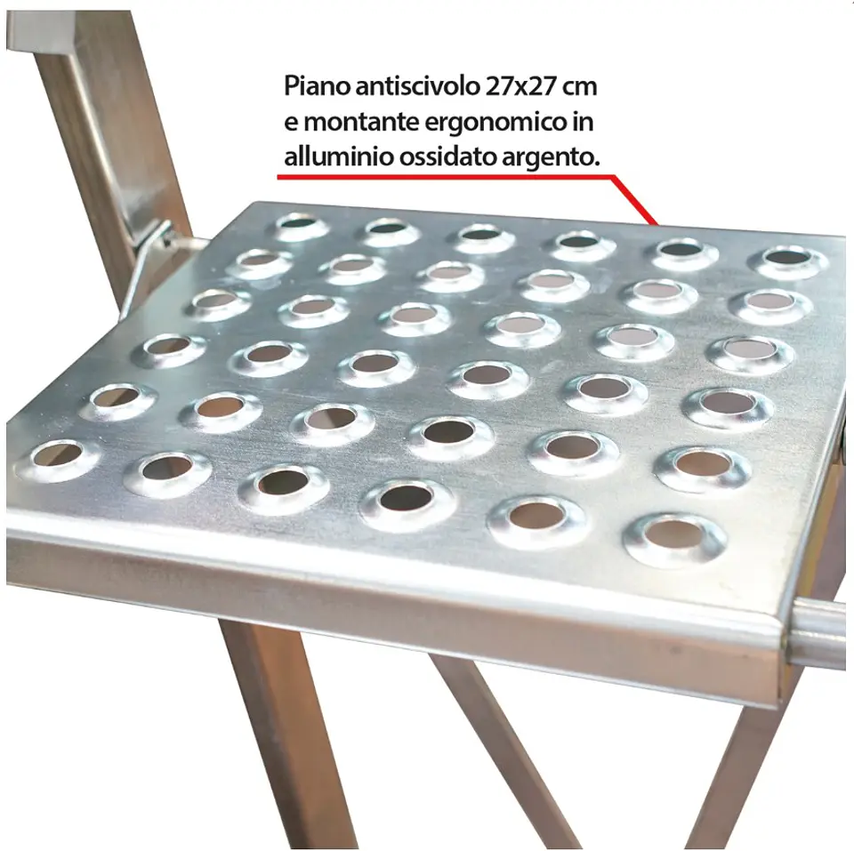Escada profissional em alumínio DOMUS FARAONE 6