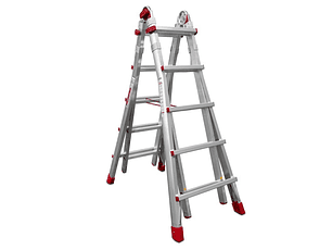 Escada telescopica profissional em alumínio TELES FARAONE