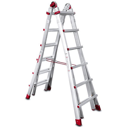 Escada telescopica profissional em alumínio TELES FARAONE 3