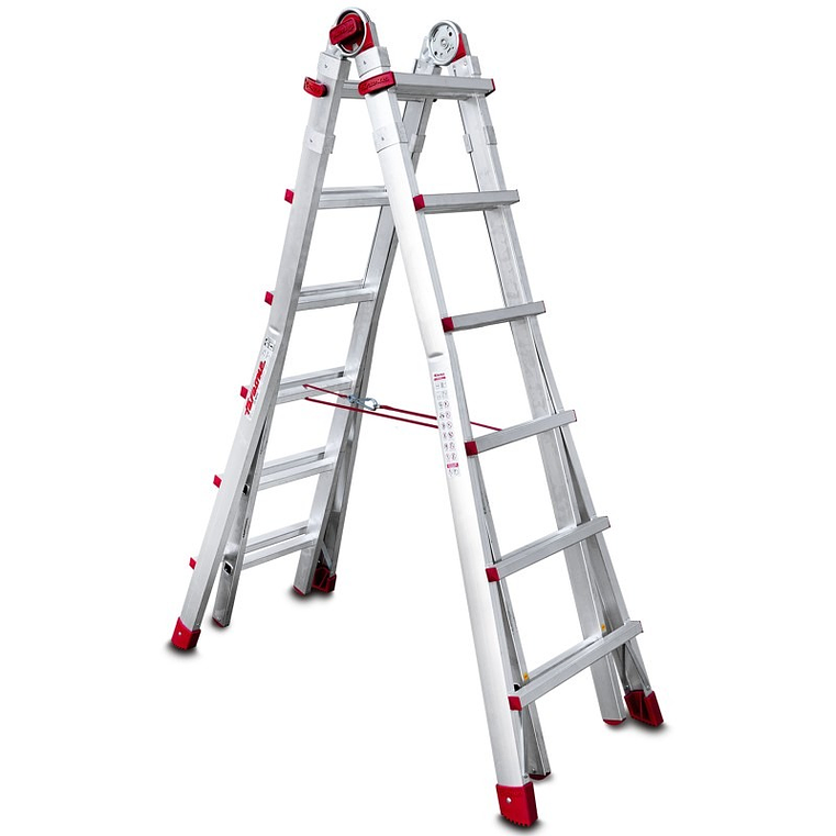Escada telescopica profissional em alumínio TELES FARAONE 3