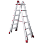 Escada telescopica profissional em alumínio TELES FARAONE - Thumbnail 3