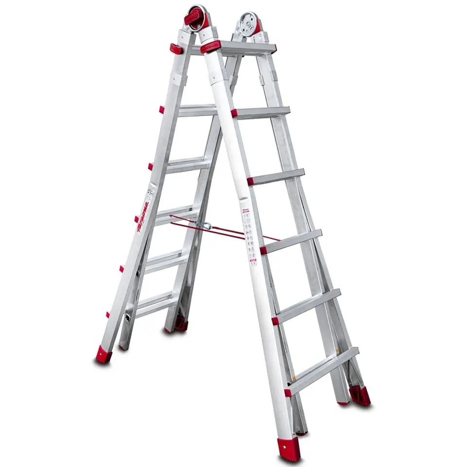 Escada telescopica profissional em alumínio TELES FARAONE 3