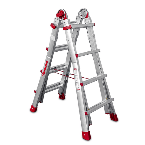 Escada telescopica profissional em alumínio TELES FARAONE