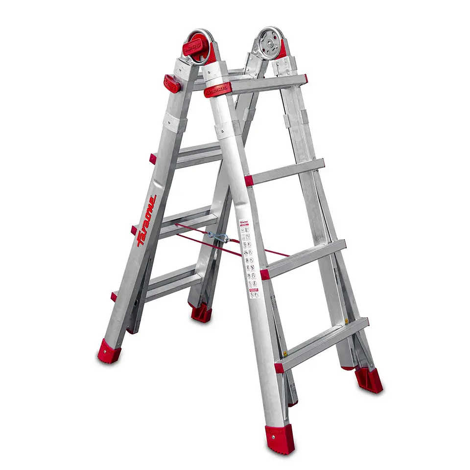 Escada telescopica profissional em alumínio TELES FARAONE 1
