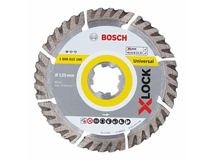 Disco de corte com diamante X-LOCK Standard for Universal 125mm (2Un.) BOSCH