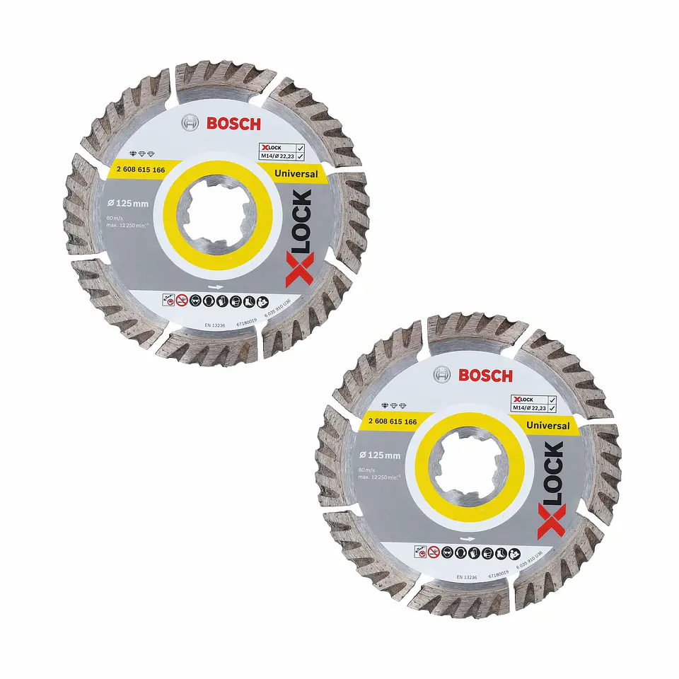 Disco de corte com diamante X-LOCK Standard for Universal 125mm (2Un.) BOSCH 1
