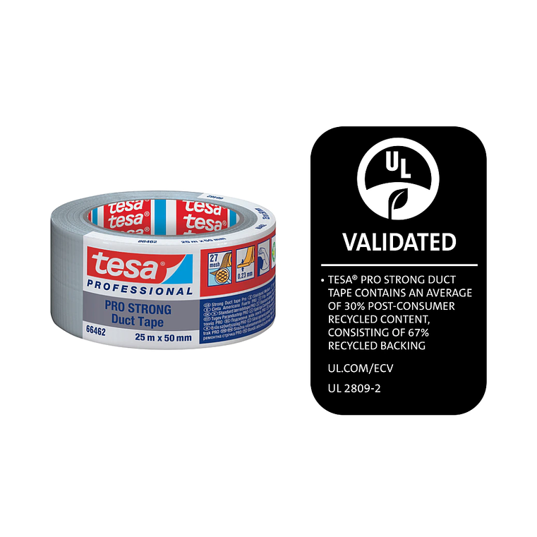 Rolo Fita Americana Prata Duct Pro Strong 50 mm x 25 mts. 66462 TESA  2