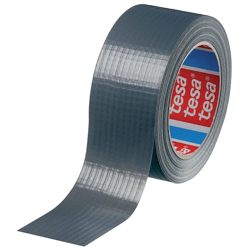 Rolo Fita Americana Prata Duct Standard 50 mm x 25 mts. 4610 TESA 1