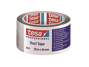 Rolo Fita Americana Prata Duct Standard 50 mm x 25 mts. 4610 TESA