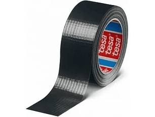 Rolo Fita Americana Preto Duct Standard 50 mm x 25 mts. 4610 TESA 