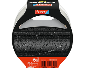 Rolo Fita Reparadora Transparente Ultra Power Clear 48 mm x 10 mts. 56496 TESA