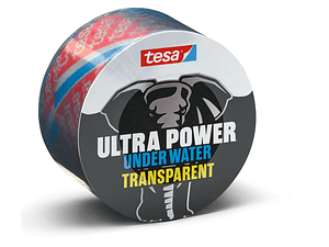 Rolo Fita Reparadora Transparente Ultra Power Underwater 50 mm x 1,5 mts. 56481 TESA 