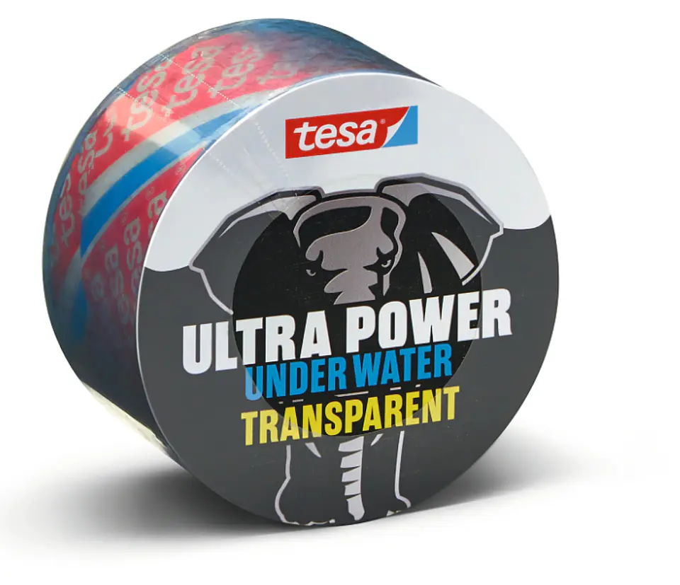 Rolo Fita Reparadora Transparente Ultra Power Underwater 50 mm x 1,5 mts. 56481 TESA  2