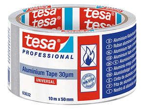 Rolo Fita Aluminio Universal 30μm 50 mm x 10 mts. 63632 TESA