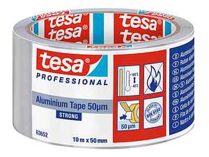 Rolo Fita Aluminio Universal 50μm 50 mm x 10 mts. 63652 TESA