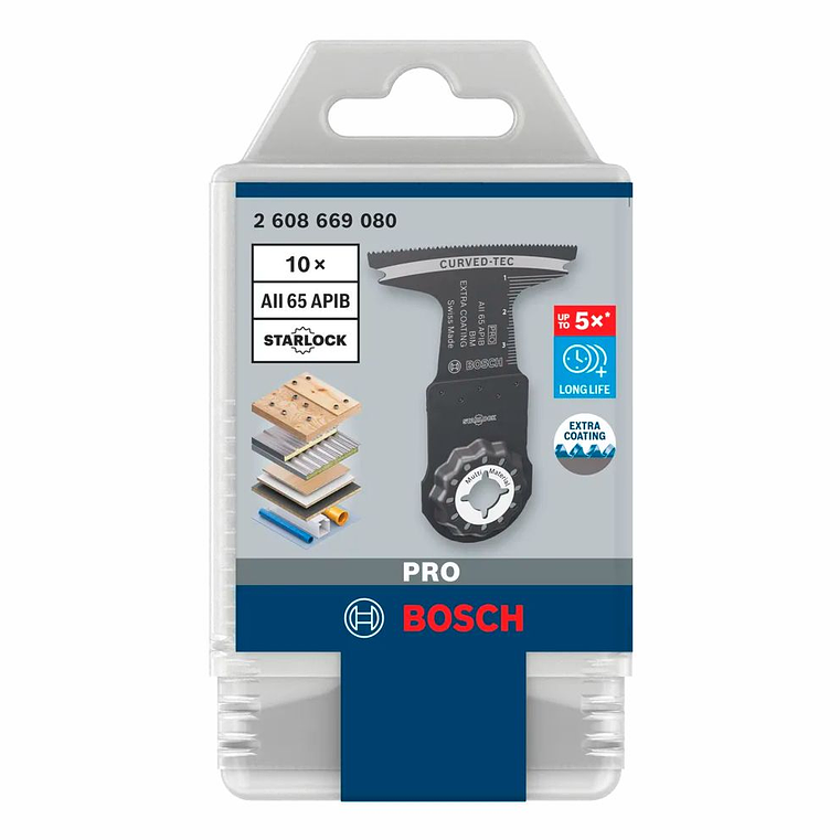 Lâmina de corte de imersão Madeira e Metal PRO AII 65 APIB BOSCH 4