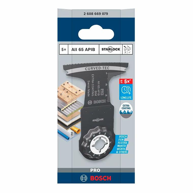 Lâmina de corte de imersão Madeira e Metal PRO AII 65 APIB BOSCH 3