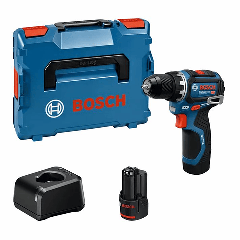 Aparafusadora sem fio GSR 12V-32 + 2 baterias 12V 2.0Ah + L-BOXX BOSCH