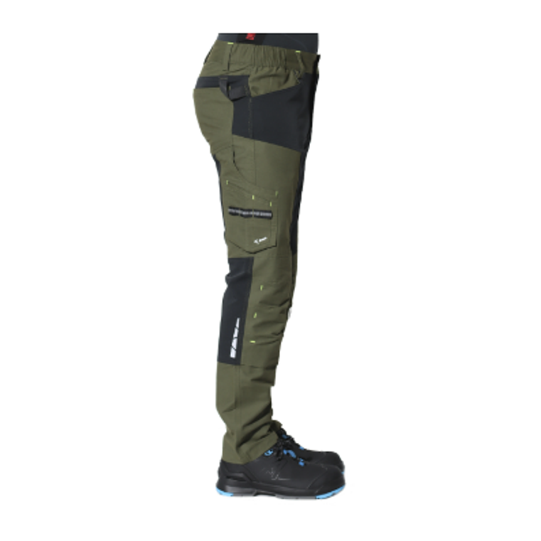 Calça de Trabalho Stretch™ Verde/Preto ISSALINE 3