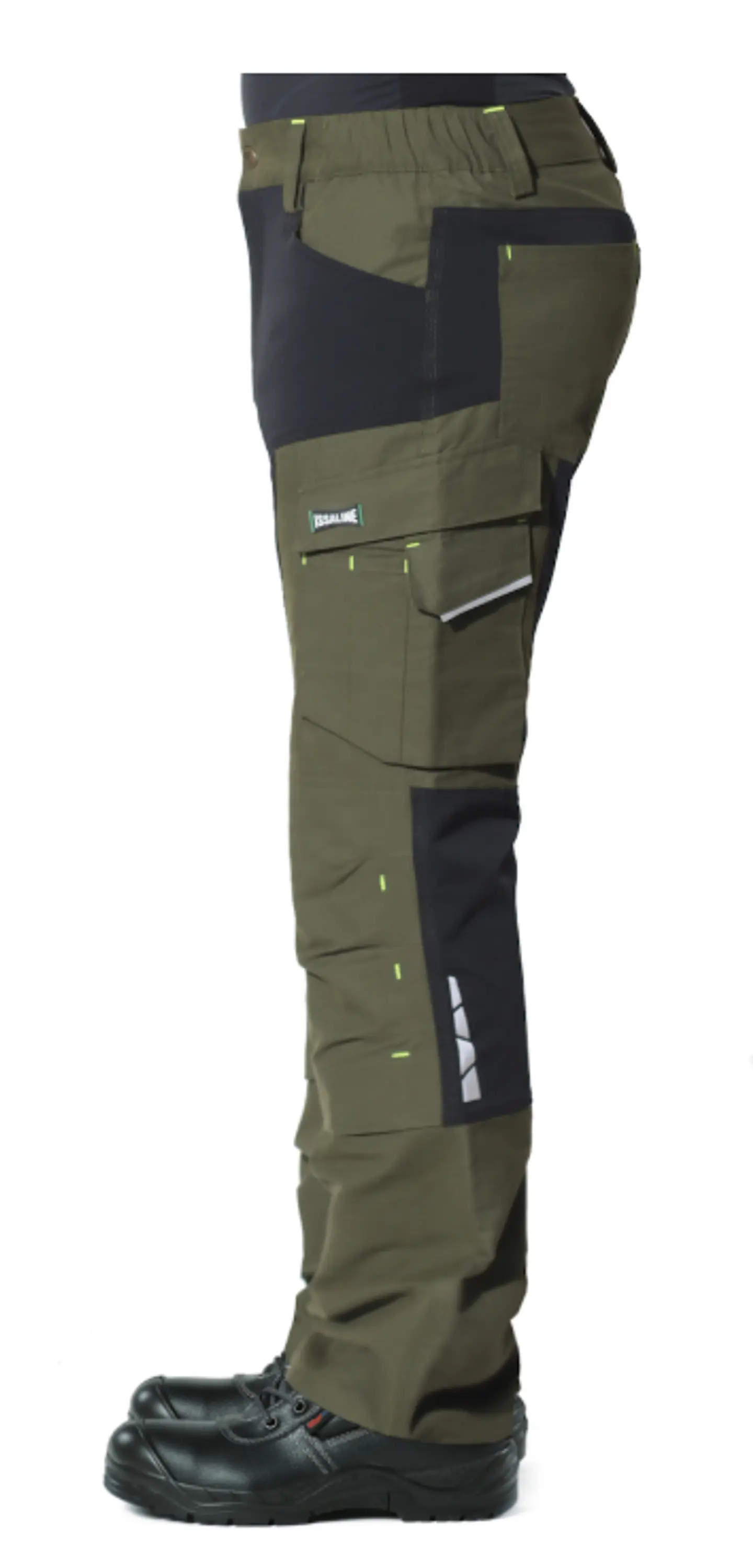 Calça de Trabalho Stretch™ Verde/Preto ISSALINE 4