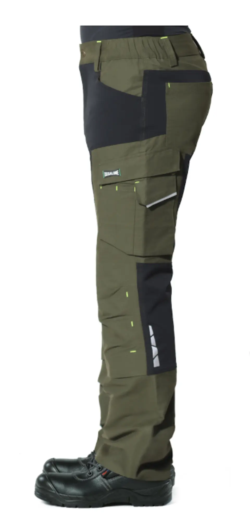Calça de Trabalho Stretch™ Verde/Preto ISSALINE 4