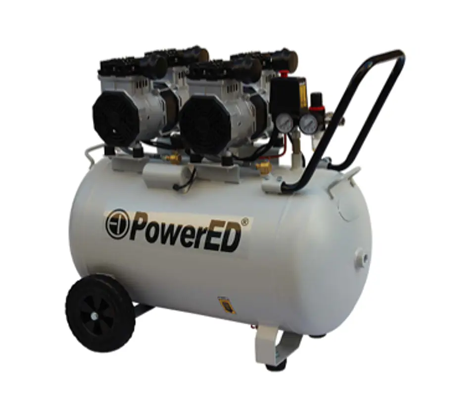 Compressor silencioso sem óleo 100L 4.0HP PWB100ST POWERED 1