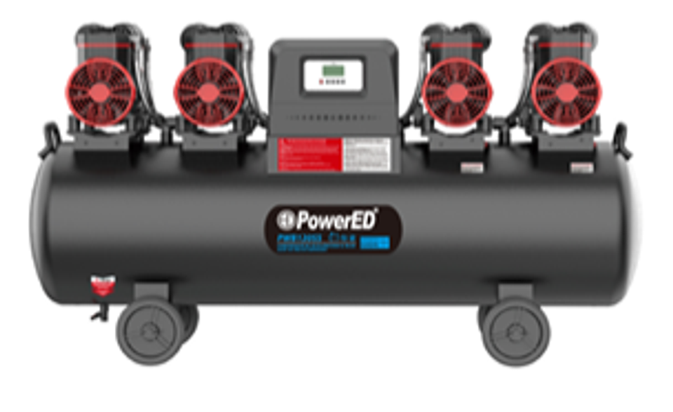 Compressor silencioso sem óleo 120L 6.5HP PWB120SS POWERED 2