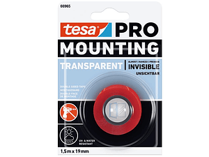 Rolo Fita Dupla Face Invisivel  19 mm x 1,5 mts. 66965 TESA