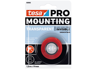 Rolo Fita Dupla Face Invisivel  19 mm x 1,5 mts. 66965 TESA