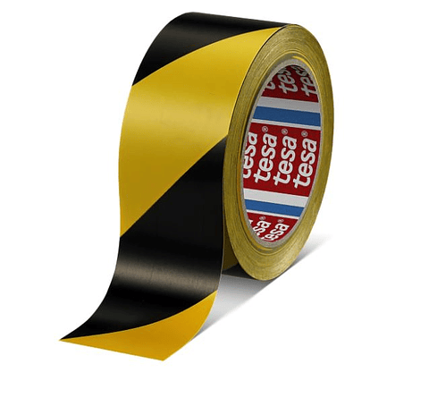 Rolo Fita Marcação Amarelo/Preto 50 mm x 33 mts. 60760 TESA