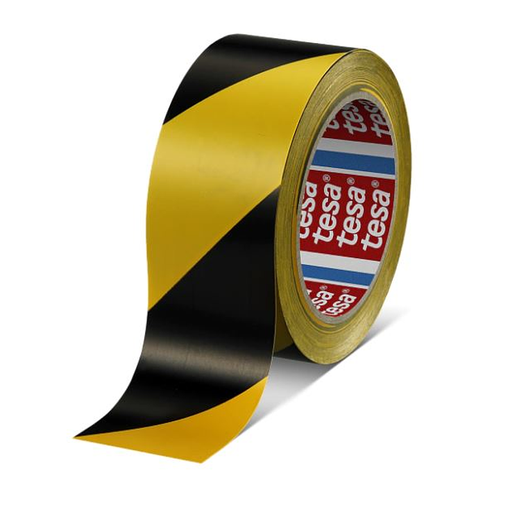 Rolo Fita Marcação Amarelo/Preto 50 mm x 33 mts. 60760 TESA 1